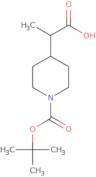 2-[1-(tert-Butoxycarbonyl)piperidin-4-yl]propanoic acid