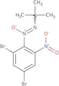 tert-Butyl(2,4-dibromo-6-nitrophenyl)diazene oxide