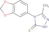 4-(1,3-Benzodioxol-5-yl)-5-methyl-4H-1,2,4-triazole-3-thiol