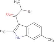 2-Bromo-1-(2,6-dimethyl-1H-indol-3-yl)propan-1-one