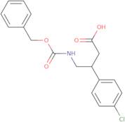 4-{[(Benzyloxy)carbonyl]amino}-3-(4-chlorophenyl)butanoic acid