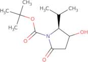 tert-Butyl (2S)-3-hydroxy-2-isopropyl-5-oxopyrrolidine-1-carboxylate