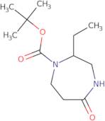 tert-Butyl 2-ethyl-5-oxo-1,4-diazepane-1-carboxylate
