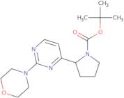 tert-Butyl 2-(2-morpholin-4-ylpyrimidin-4-yl)pyrrolidine-1-carboxylate