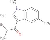 2-Bromo-1-(1,2,5-trimethyl-1H-indol-3-yl)propan-1-one
