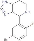 4-(5-Bromo-2-fluorophenyl)-4,5,6,7-tetrahydro-3H-imidazo[4,5-c]pyridine