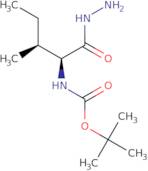 tert-Butyl [(1S)-1-(hydrazinocarbonyl)-2-methylbutyl]carbamate