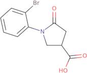 1-(2-Bromophenyl)-5-oxopyrrolidine-3-carboxylic acid