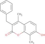 3-Benzyl-7-hydroxy-4,8-dimethyl-2H-chromen-2-one