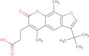 3-(3-tert-Butyl-5,9-dimethyl-7-oxo-7H-furo[3,2-g]chromen-6-yl)propanoic acid