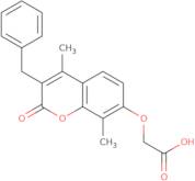 [(3-Benzyl-4,8-dimethyl-2-oxo-2H-chromen-7-yl)oxy]acetic acid