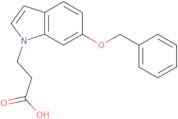 3-[6-(Benzyloxy)-1H-indol-1-yl]propanoic acid