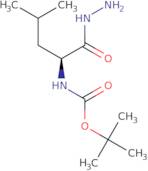 tert-Butyl [(1S)-1-(hydrazinocarbonyl)-3-methylbutyl]carbamate