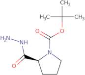 tert-Butyl (2S)-2-(hydrazinocarbonyl)pyrrolidine-1-carboxylate