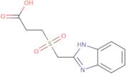 3-[(1H-Benzimidazol-2-ylmethyl)sulfonyl]propanoic acid