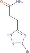 3-(3-Bromo-1H-1,2,4-triazol-5-yl)propanamide