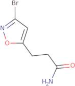 3-(3-Bromoisoxazol-5-yl)propanamide