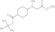 tert-Butyl 4-[(2-methoxy-2-oxoethyl)(methyl)amino]piperidine-1-carboxylate