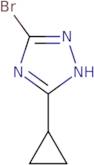 3-Bromo-5-cyclopropyl-1H-1,2,4-triazole