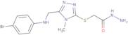 2-[(5-{[(4-Bromophenyl)amino]methyl}-4-methyl-4H-1,2,4-triazol-3-yl)thio]acetohydrazide