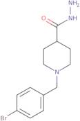 1-(4-Bromobenzyl)piperidine-4-carbohydrazide