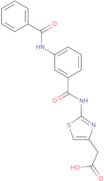 (2-{[3-(Benzoylamino)benzoyl]amino}-1,3-thiazol-4-yl)acetic acid