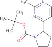 tert-Butyl 2-(2-methylpyrimidin-4-yl)pyrrolidine-1-carboxylate