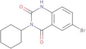 6-Bromo-3-cyclohexylquinazoline-2,4(1H,3H)-dione