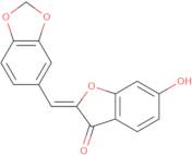 (2Z)-2-(1,3-Benzodioxol-5-ylmethylene)-6-hydroxy-1-benzofuran-3(2H)-one