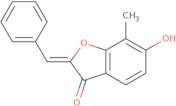 (2Z)-2-Benzylidene-6-hydroxy-7-methyl-1-benzofuran-3(2H)-one