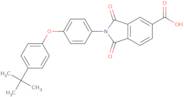 2-[4-(4-tert-Butylphenoxy)phenyl]-1,3-dioxoisoindoline-5-carboxylic acid