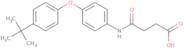 4-{[4-(4-tert-Butylphenoxy)phenyl]amino}-4-oxobutanoic acid