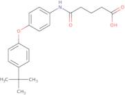 5-{[4-(4-tert-Butylphenoxy)phenyl]amino}-5-oxopentanoic acid