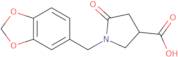 1-(1,3-Benzodioxol-5-ylmethyl)-5-oxopyrrolidine-3-carboxylic acid