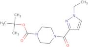 tert-Butyl 4-[(1-ethyl-1H-pyrazol-3-yl)carbonyl]piperazine-1-carboxylate