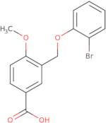 3-[(2-Bromophenoxy)methyl]-4-methoxybenzoic acid