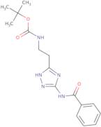 tert-Butyl {2-[3-(benzoylamino)-1H-1,2,4-triazol-5-yl]ethyl}carbamate