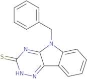 5-Benzyl-5H-[1,2,4]triazino[5,6-b]indole-3-thiol