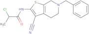 N-(6-Benzyl-3-cyano-4,5,6,7-tetrahydrothieno[2,3-c]pyridin-2-yl)-2-chloropropanamide