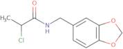 N-(1,3-Benzodioxol-5-ylmethyl)-2-chloropropanamide