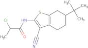 N-(6-tert-Butyl-3-cyano-4,5,6,7-tetrahydro-1-benzothien-2-yl)-2-chloropropanamide