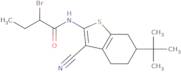 2-Bromo-N-(6-tert-butyl-3-cyano-4,5,6,7-tetrahydro-1-benzothien-2-yl)butanamide