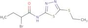 2-Bromo-N-[5-(ethylthio)-1,3,4-thiadiazol-2-yl]butanamide