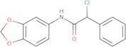 N-1,3-Benzodioxol-5-yl-2-chloro-2-phenylacetamide