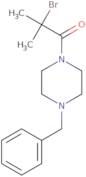 1-Benzyl-4-(2-bromo-2-methylpropanoyl)piperazine