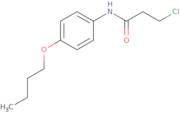 N-(4-Butoxyphenyl)-3-chloropropanamide