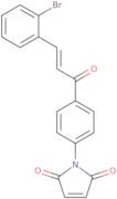 1-{4-[(2E)-3-(2-Bromophenyl)prop-2-enoyl]phenyl}-1H-pyrrole-2,5-dione