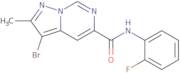 3-Bromo-N-(2-fluorophenyl)-2-methylpyrazolo[1,5-c]pyrimidine-5-carboxamide