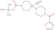 tert-Butyl 4-cyano-4-[4-(2-furoyl)piperazin-1-yl]piperidine-1-carboxylate