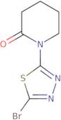 1-(5-Bromo-1,3,4-thiadiazol-2-yl)piperidin-2-one